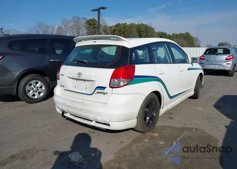 2004 Toyota Matrix Xrs z USA, uszkodzony, nr VIN 2T1KY32E64C267750
